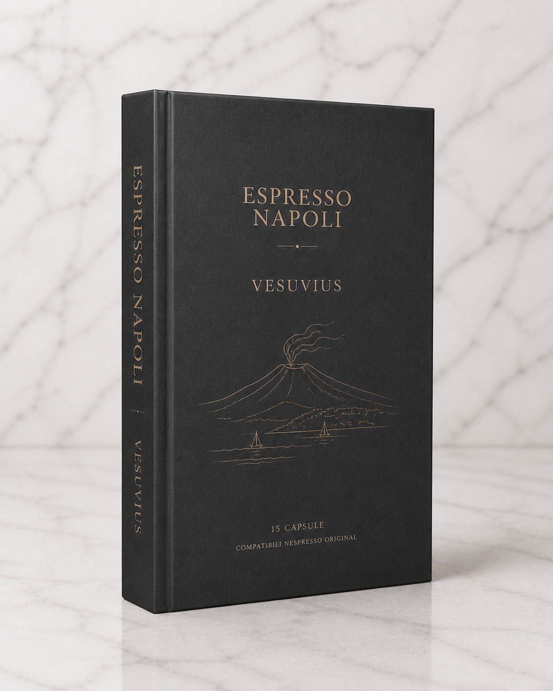 Vesuvius capsule cofanetto packaging